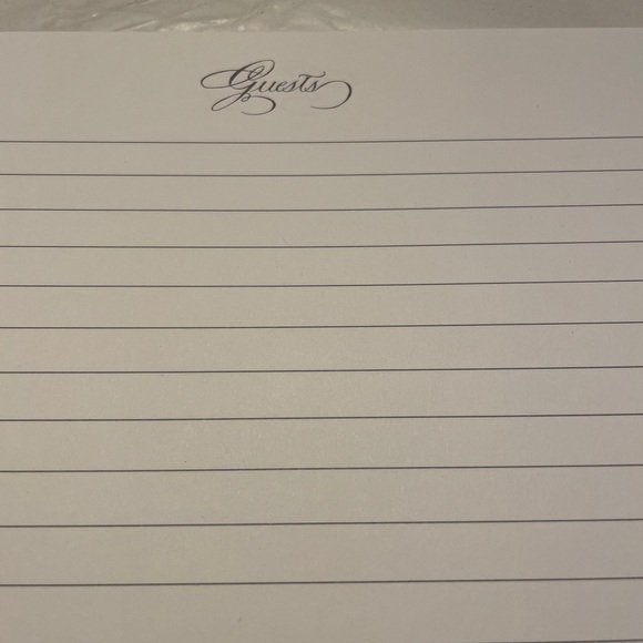 New C R  Gibson Wedding White Guess Book - Picture 4 of 6